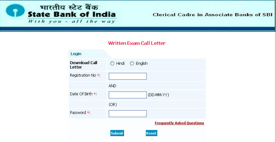 Best State Bank Of India Download Call Letter