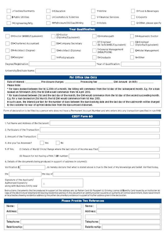 Citibank Personal Loan Application Form Pdf As you want I am here giving you application form to apply for Personal Loan at Citibank. Application form- for Personal Loan