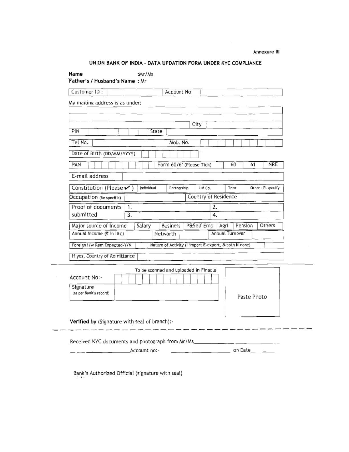 United Bank Of India Kyc Form.pdf