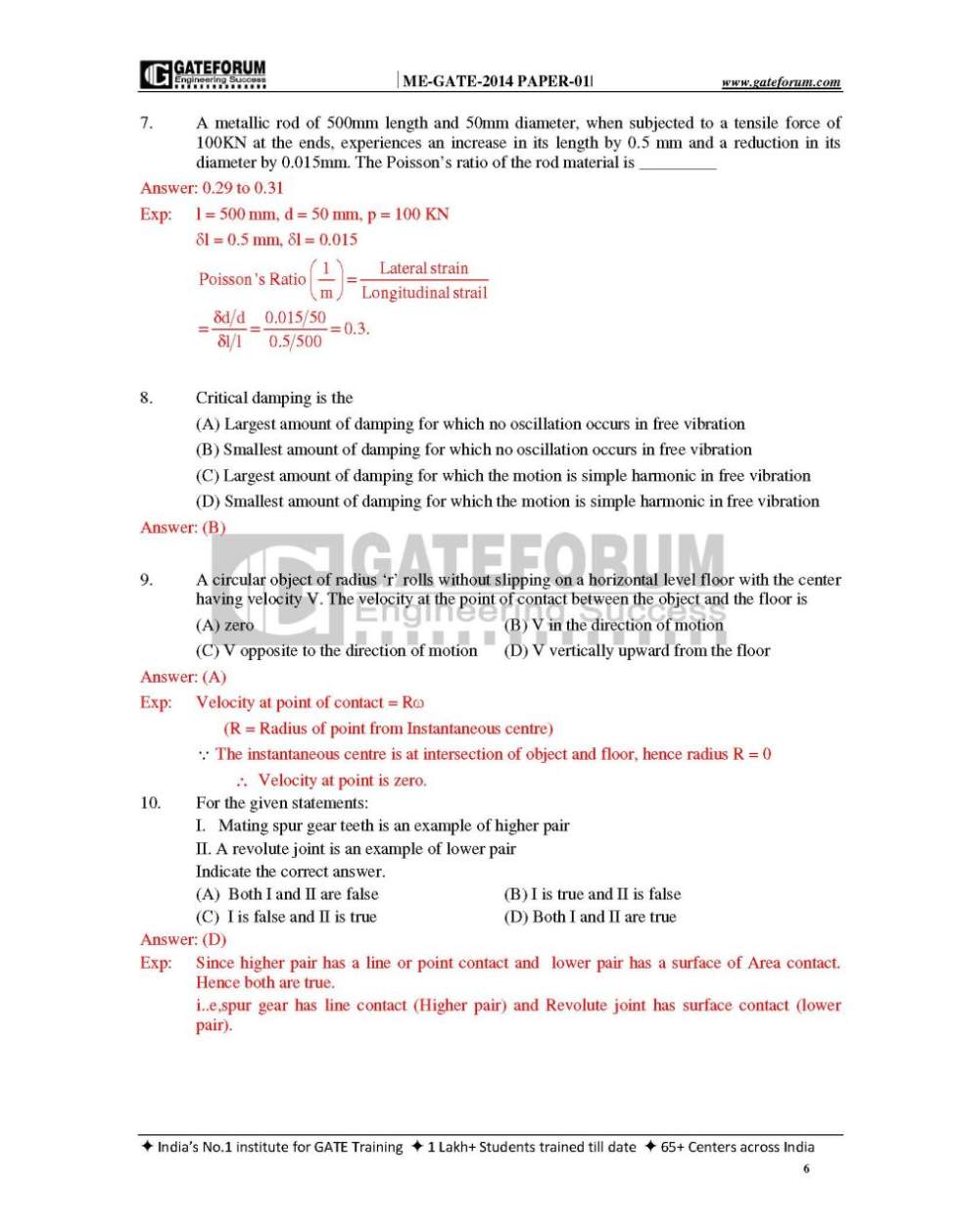 graduate-aptitude-test-in-engineering-mechanical-engineering-previous-year-question-p-2022