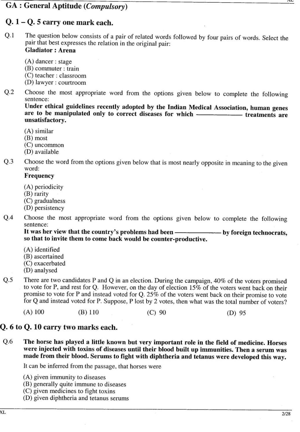 previous-year-question-papers-of-life-sciences-of-graduate-aptitude-test-in-engineeri-2023
