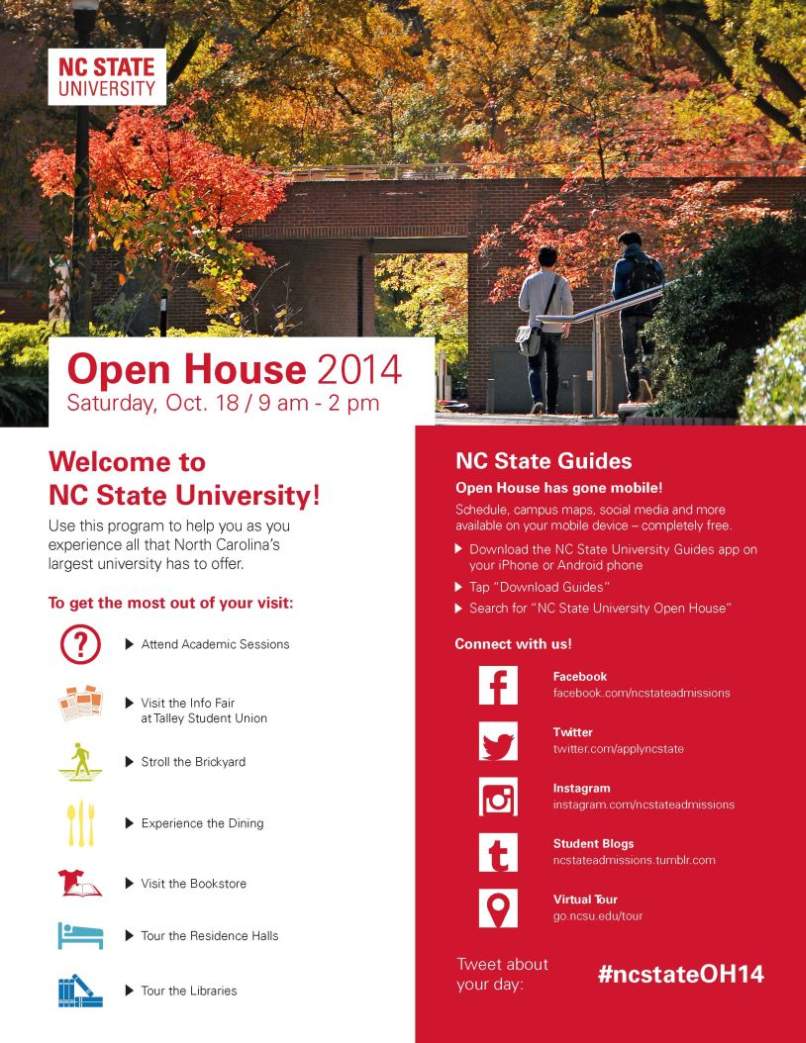 NC State University Open House 2023 2024 Student Forum
