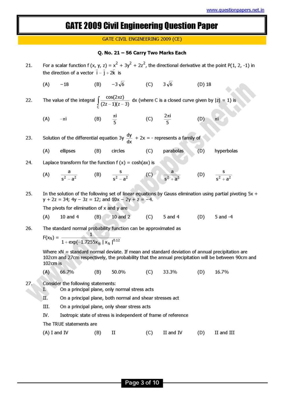civil engineering formulas pdf for gate