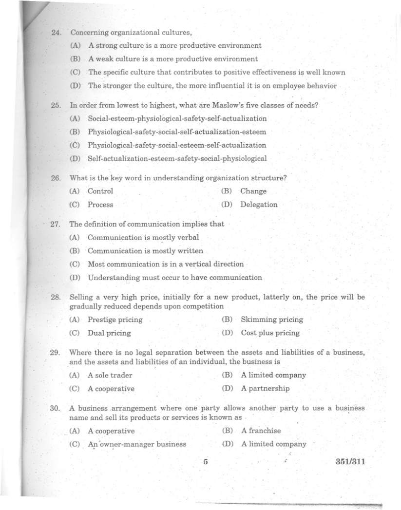 pondicherry university research methodology question paper