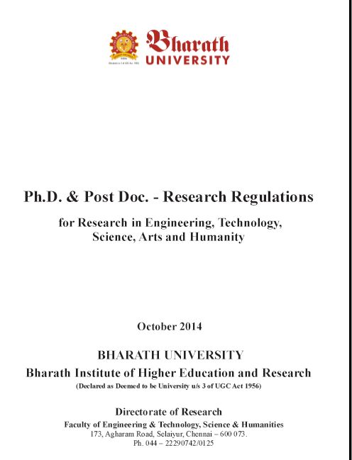 bharathiar university phd thesis