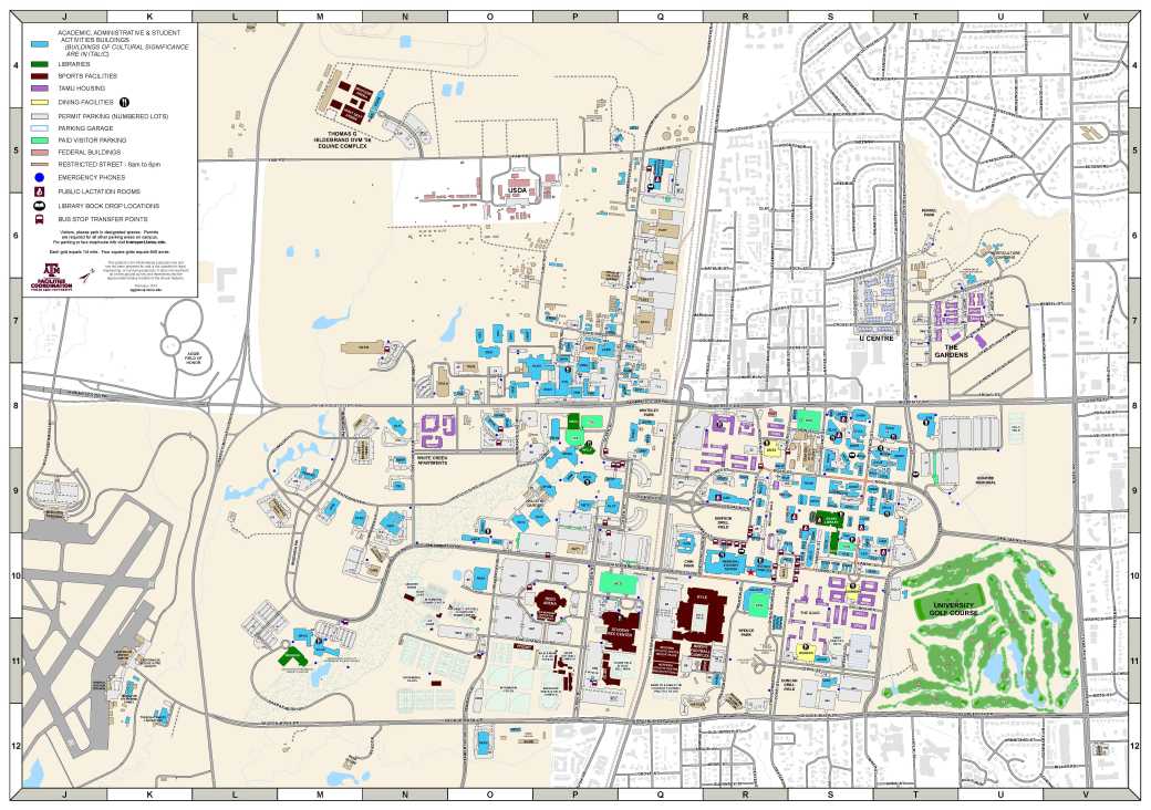 Tx A M University Campus Map 2020 2021 Student Forum