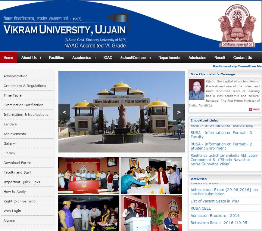 Vikram University BE Result - 2023 2024 Student Forum