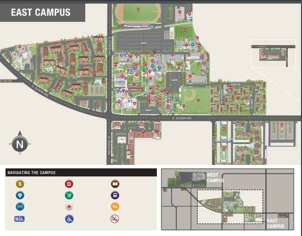 Map Of Azusa Pacific University Campus 2019 2020 2021 Student Forum