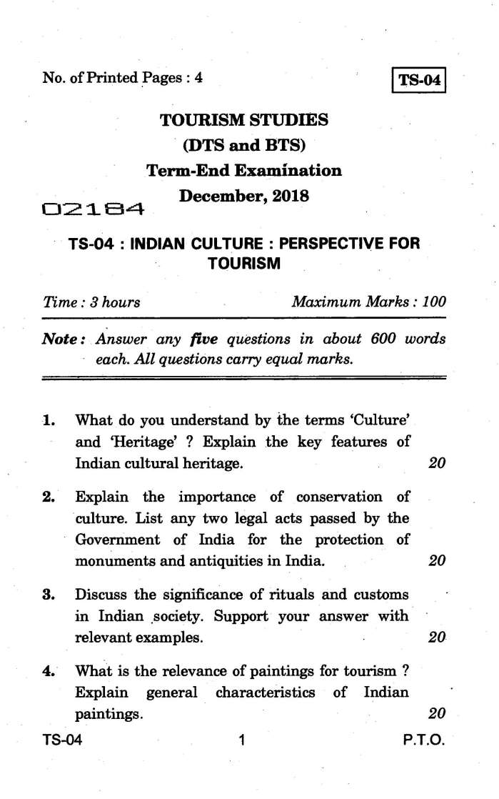 research paper on tourism in india
