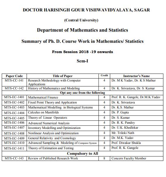 phd mathematics course work syllabus