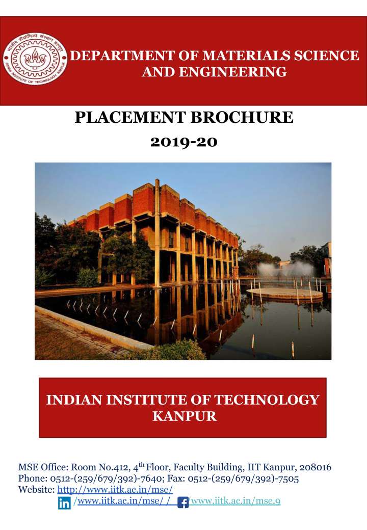 Students' Placement Office, IIT Kanpur