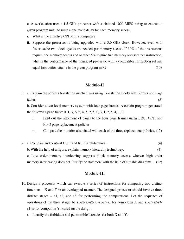 university-of-kerala-b-tech-computer-system-architecture-model-question-paper-2023-2024